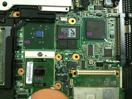 Laptop computer motherboard
